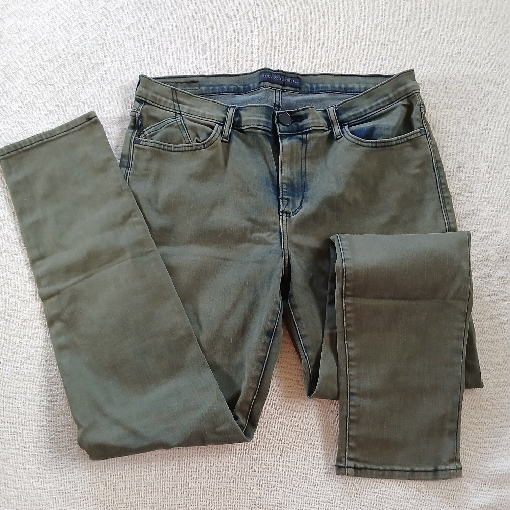 rock & republic ♡ berlin skinny jeans 14 y2k rocker grunge goth edgy indie sleaz